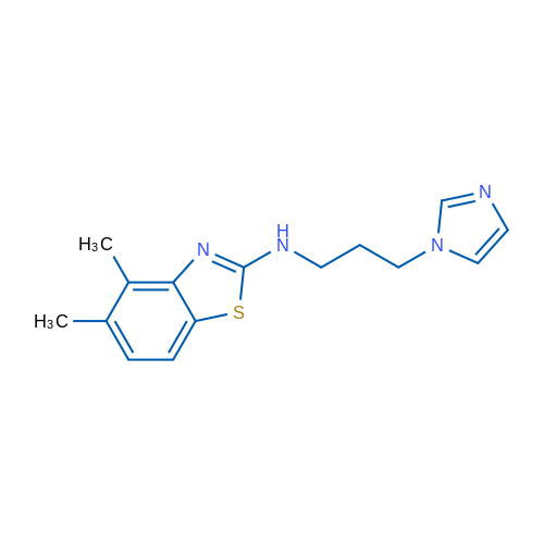 N-[3-(1H-imidazol-1-yl)propyl]-4,5-dimethyl-1,3-benzothiazol-2-amine 10g