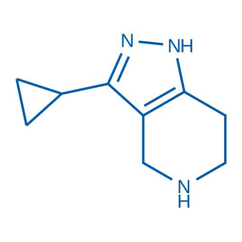 3-Cyclopropyl-4,5,6,7-tetrahydro-1H-pyrazolo[4,3-c]pyridine 250mg