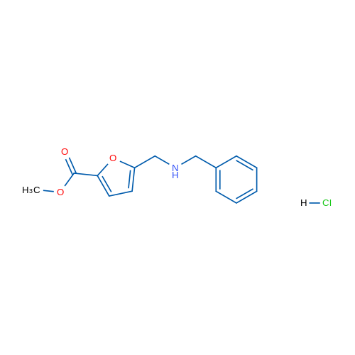 Methyl 5-((benzylamino)methyl)furan-2-carboxylate hydrochloride 1g