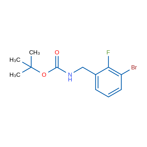 tert-Butyl 3-bromo-2-fluorobenzylcarbamate 10g