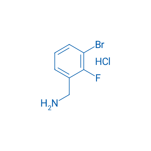 (3-Bromo-2-fluorophenyl)methanamine HCl 250mg