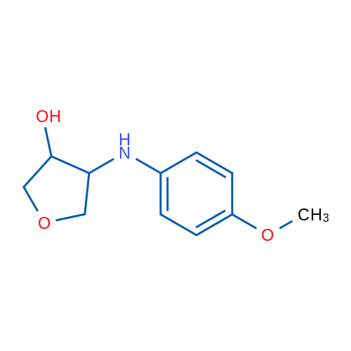 4-((4-Methoxyphenyl)amino)tetrahydrofuran-3-ol 1g