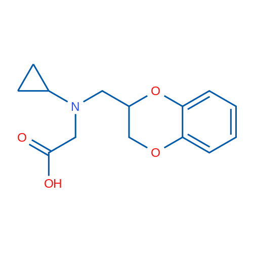 2-(Cyclopropyl((2,3-dihydrobenzo[b][1,4]dioxin-2-yl)methyl)amino)acetic acid 1g
