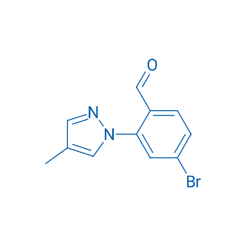 4-Bromo-2-(4-methyl-1h-pyrazol-1-yl)benzaldehyde 1g
