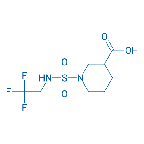 1-(N-(2,2,2-trifluoroethyl)sulfamoyl)piperidine-3-carboxylic acid 5g
