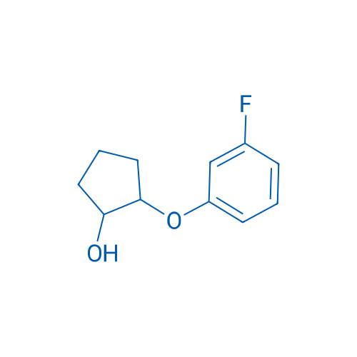 2-(3-Fluorophenoxy)cyclopentan-1-ol 100mg