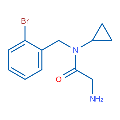 2-Amino-N-(2-bromobenzyl)-N-cyclopropylacetamide 1g
