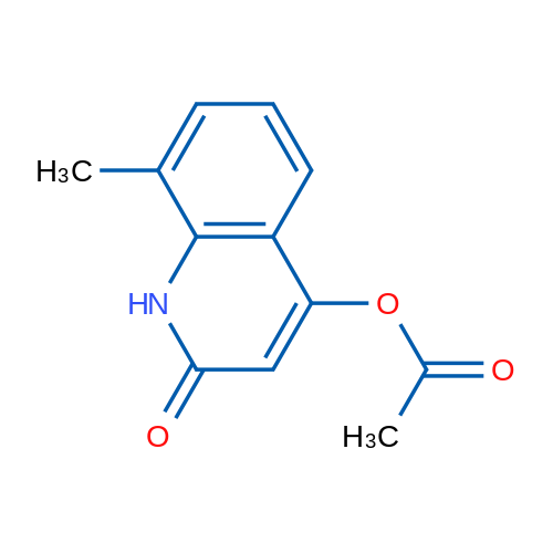 8-Methyl-2-oxo-1,2-dihydroquinolin-4-yl acetate 1g