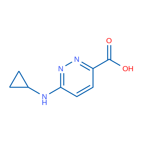 6-(Cyclopropylamino)pyridazine-3-carboxylic Acid 250mg