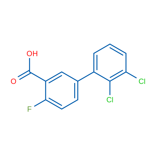 2',3'-Dichloro-4-fluoro-[1,1'-biphenyl]-3-carboxylic acid 5g