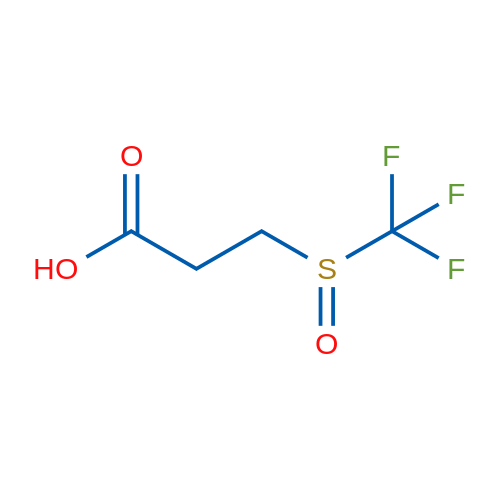3-Trifluoromethanesulfinylpropanoic acid 1g