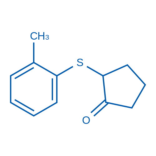 2-[(2-Methylphenyl)sulfanyl]cyclopentan-1-one 1g
