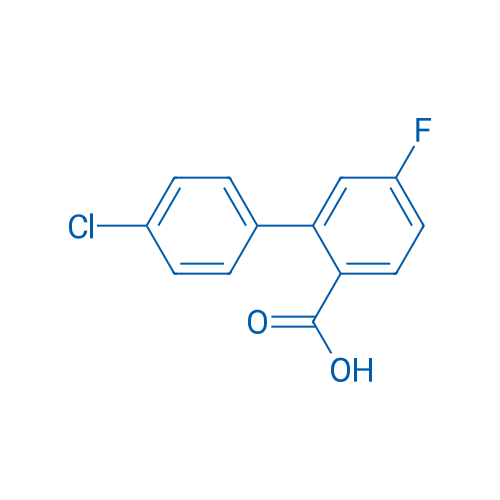 4'-Chloro-5-fluoro-[1,1'-biphenyl]-2-carboxylic acid 250mg