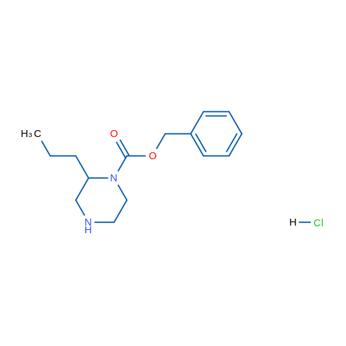 Benzyl 2-propylpiperazine-1-carboxylate hydrochloride 1g
