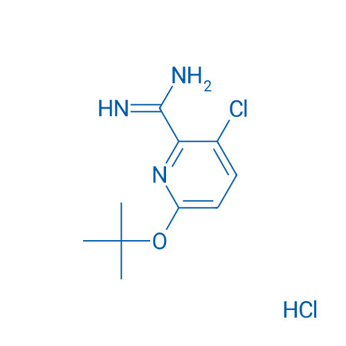 6-(tert-Butoxy)-3-chloropicolinimidamide hydrochloride 1g