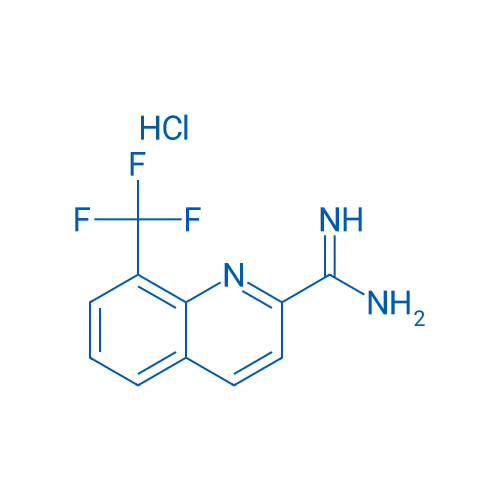 8-(Trifluoromethyl)quinoline-2-carboximidamide hydrochloride 1g