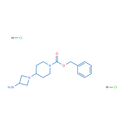 Benzyl 4-(3-aminoazetidin-1-yl)piperidine-1-carboxylate dihydrochloride 1g