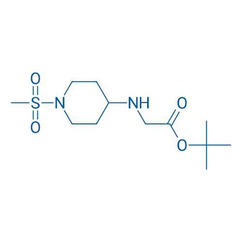 tert-Butyl 2-[(1-methanesulfonylpiperidin-4-yl)amino]acetate 1g