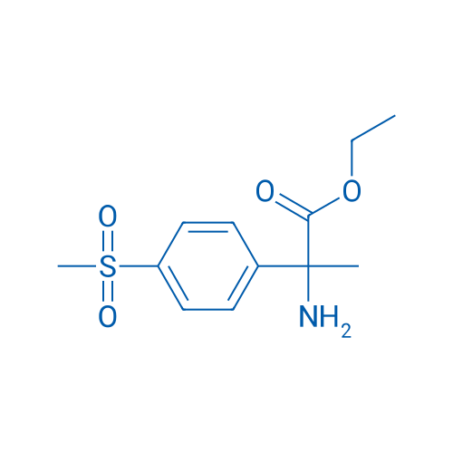 Ethyl 2-amino-2-(4-(methylsulfonyl)phenyl)propanoate 1g