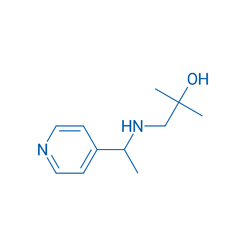 2-Methyl-1-{[1-(pyridin-4-yl)ethyl]amino}propan-2-ol 250mg