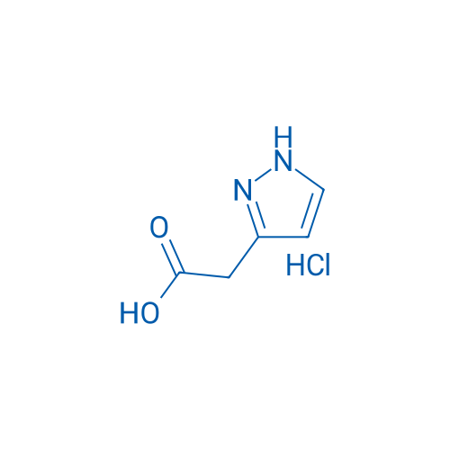 2-(1H-Pyrazol-3-yl)acetic acid hydrochloride 250mg
