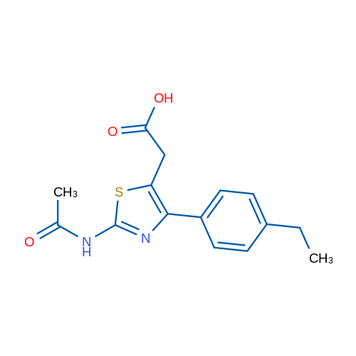2-(2-Acetamido-4-(4-ethylphenyl)thiazol-5-yl)acetic acid 1g