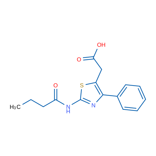 2-(2-Butyramido-4-phenylthiazol-5-yl)acetic acid 5g