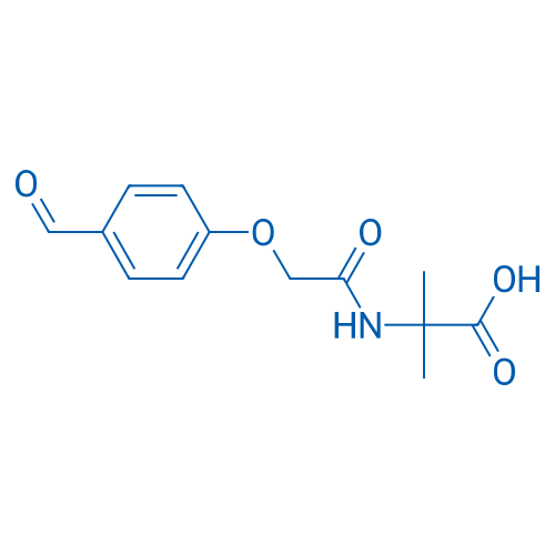 2-(2-(4-Formylphenoxy)acetamido)-2-methylpropanoicacid 5g