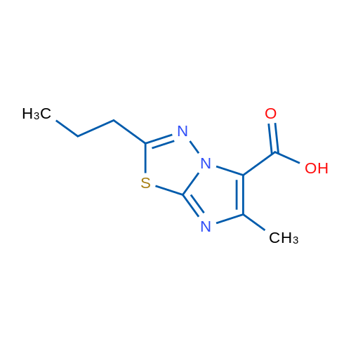6-Methyl-2-propylimidazo[2,1-b][1,3,4]thiadiazole-5-carboxylic acid 1g