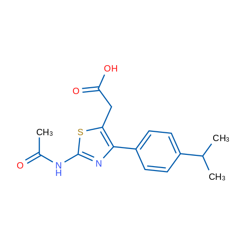 2-(2-Acetamido-4-(4-isopropylphenyl)thiazol-5-yl)acetic acid 5g