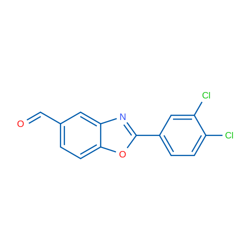 2-(3,4-Dichlorophenyl)benzo[d]oxazole-5-carbaldehyde 1g