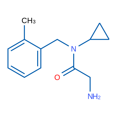2-Amino-N-cyclopropyl-N-(2-methylbenzyl)acetamide 1g
