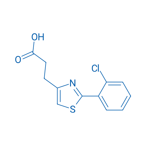 3-(2-(2-Chlorophenyl)thiazol-4-yl)propanoic acid 1g