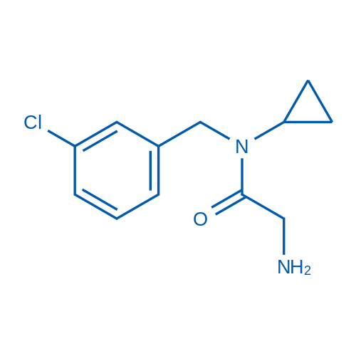 2-Amino-N-(3-chlorobenzyl)-N-cyclopropylacetamide 1g