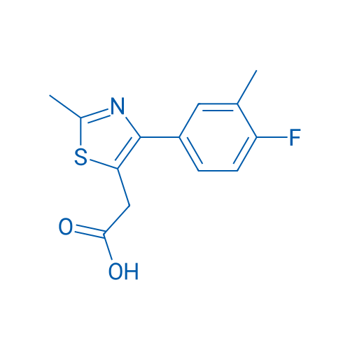 2-(4-(4-Fluoro-3-methylphenyl)-2-methylthiazol-5-yl)acetic acid 5g