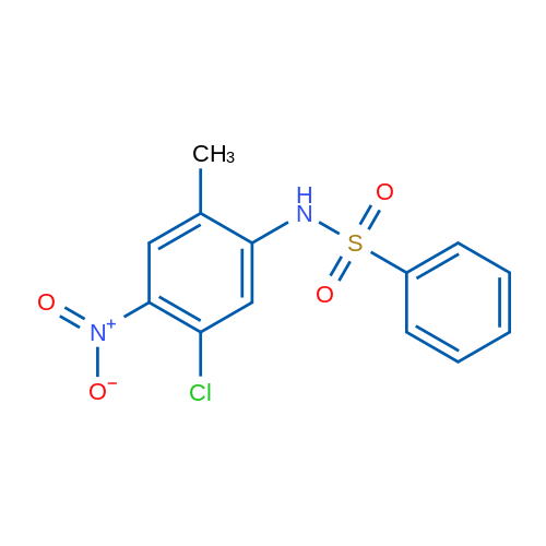 N-(5-Chloro-2-methyl-4-nitrophenyl)benzenesulfonamide 1g