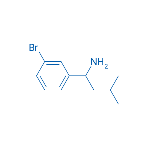 1-(3-Bromophenyl)-3-methylbutan-1-amine 250mg