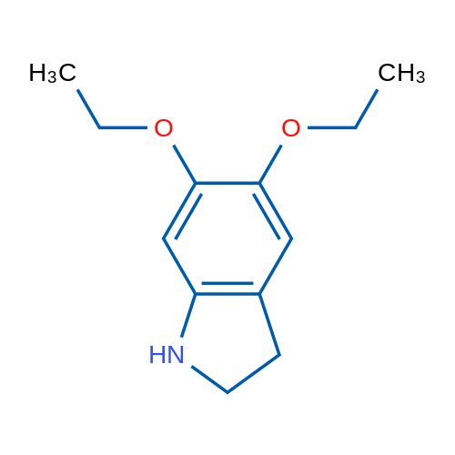 5,6-Diethoxyindoline 1g
