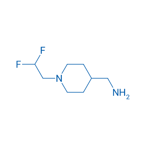 (1-(2,2-Difluoroethyl)piperidin-4-yl)methanamine 1g