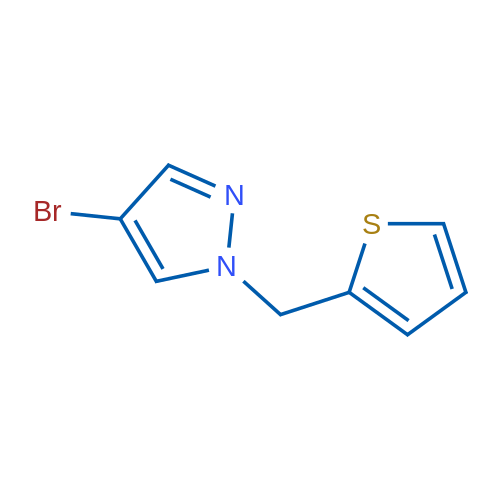 4-Bromo-1-(thiophen-2-ylmethyl)-1H-pyrazole 5g