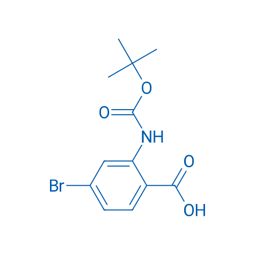 4-Bromo-2-((tert-butoxycarbonyl)amino)benzoic acid 100mg