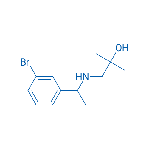 1-{[1-(3-bromophenyl)ethyl]amino}-2-methylpropan-2-ol 1g