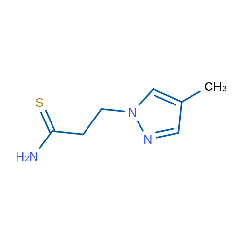 3-(4-Methyl-1H-pyrazol-1-yl)propanethioamide 5g