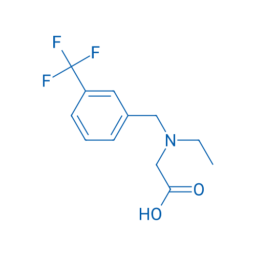 2-(Ethyl(3-(trifluoromethyl)benzyl)amino)acetic acid 1g