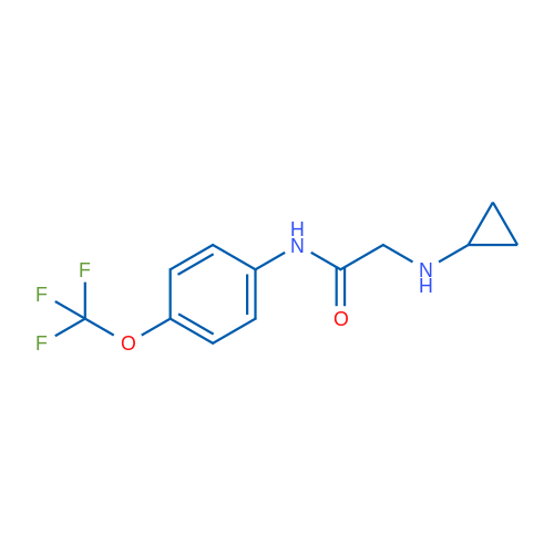 2-(Cyclopropylamino)-N-(4-(trifluoromethoxy)phenyl)acetamide 1g