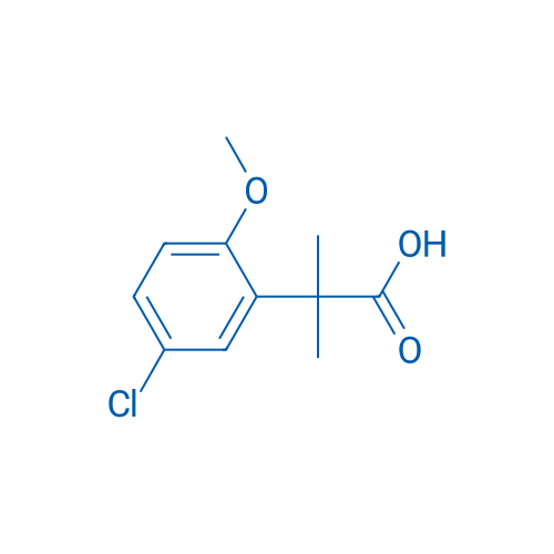 2-(5-Chloro-2-methoxyphenyl)-2-methylpropanoic acid 1g