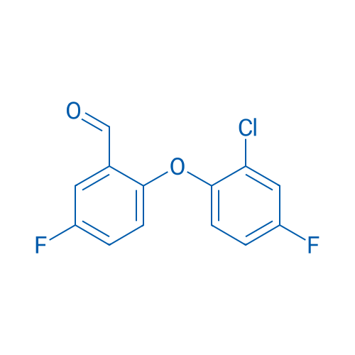 2-(2-Chloro-4-fluorophenoxy)-5-fluorobenzaldehyde 250mg