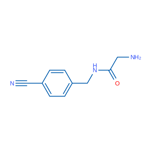 2-Amino-N-(4-cyanobenzyl)acetamide 1g
