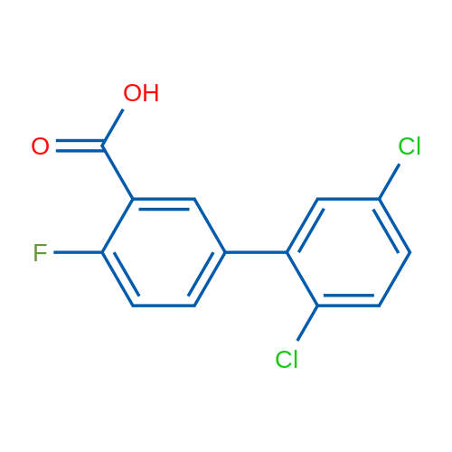 2',5'-Dichloro-4-fluoro-[1,1'-biphenyl]-3-carboxylic acid 5g