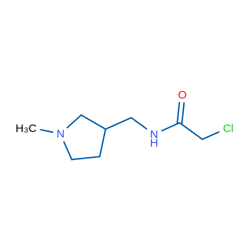 2-Chloro-N-((1-methylpyrrolidin-3-yl)methyl)acetamide 1g